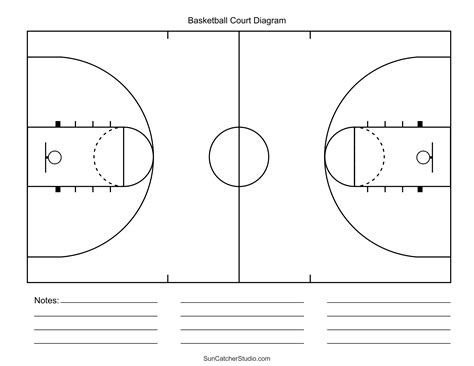 basketball court layout pdf.
